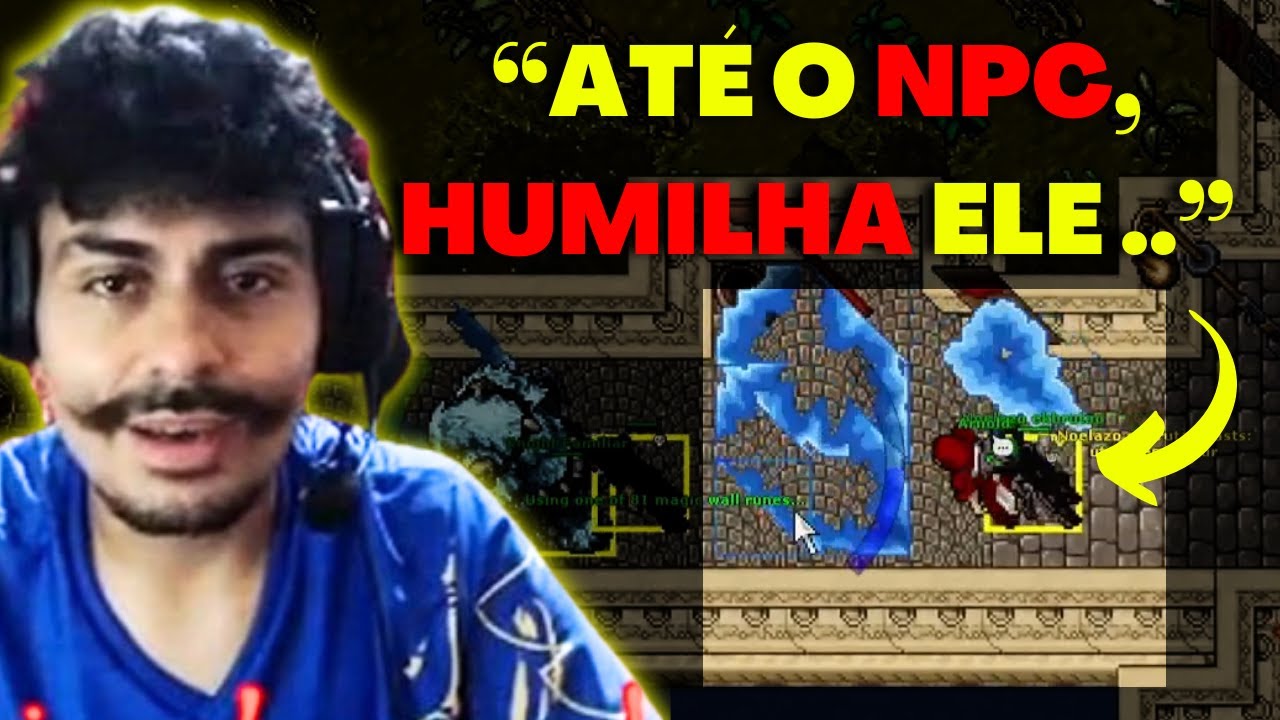 Tibia BIGODEZERAH DRIBLANDO MAIS QUE O RONALDINHO NESSA PLAY 🤣#financeirandoplay