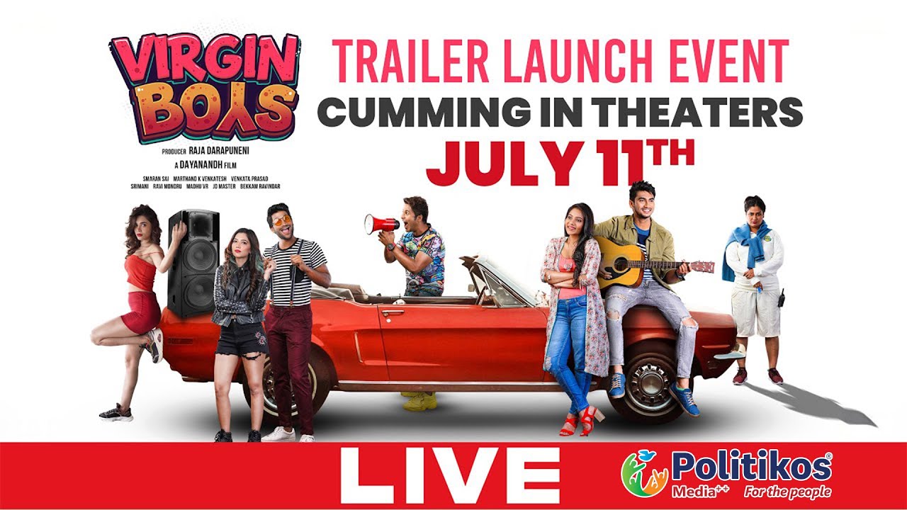 Live : Virgin Boys Movie Trailer Launch Event @PolitikosET
