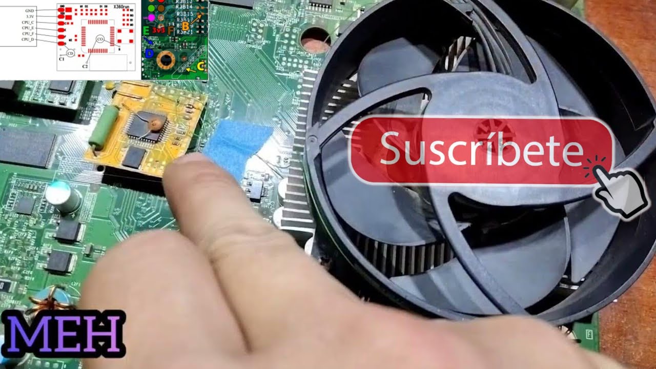 Xbox 360 enciende pero nunca da vídeo reparación .