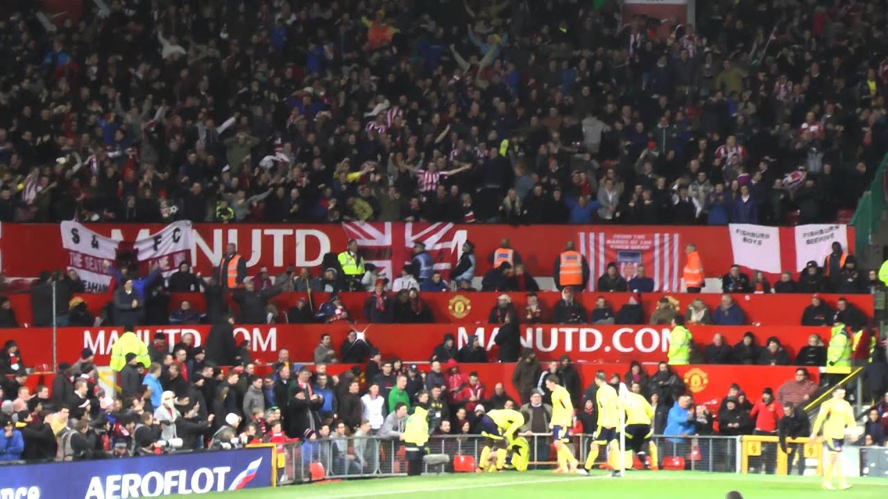 Sunderland goal vs Man U, League Cup, 22-1-2014.
