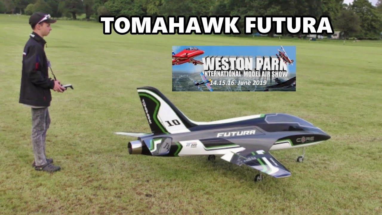 TOMAHAWK AVIATION FUTURA V2 - 2.5 mtr COMPOSITE RC SPORTS JET - FT 220 DISPLAY - WESTON PARK - 2019