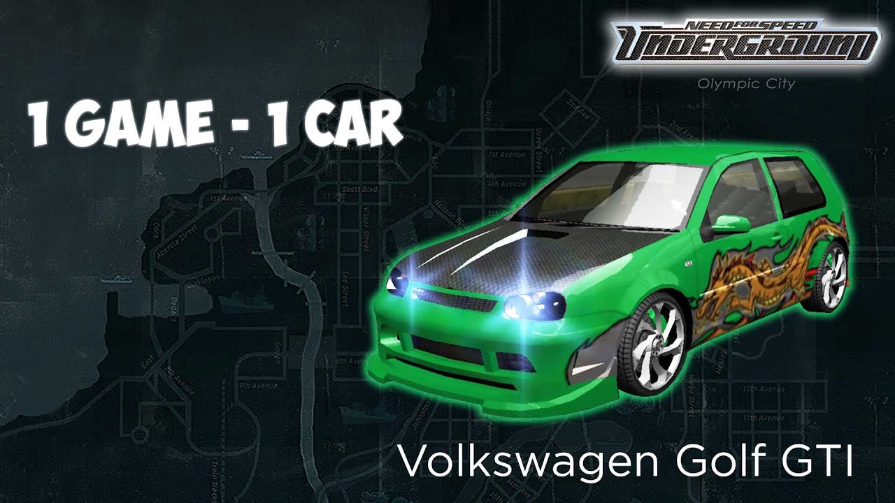 Need for Speed UNDERGROUND 1. Volkswagen Golf GTI. Hard Difficulty. No Commentary