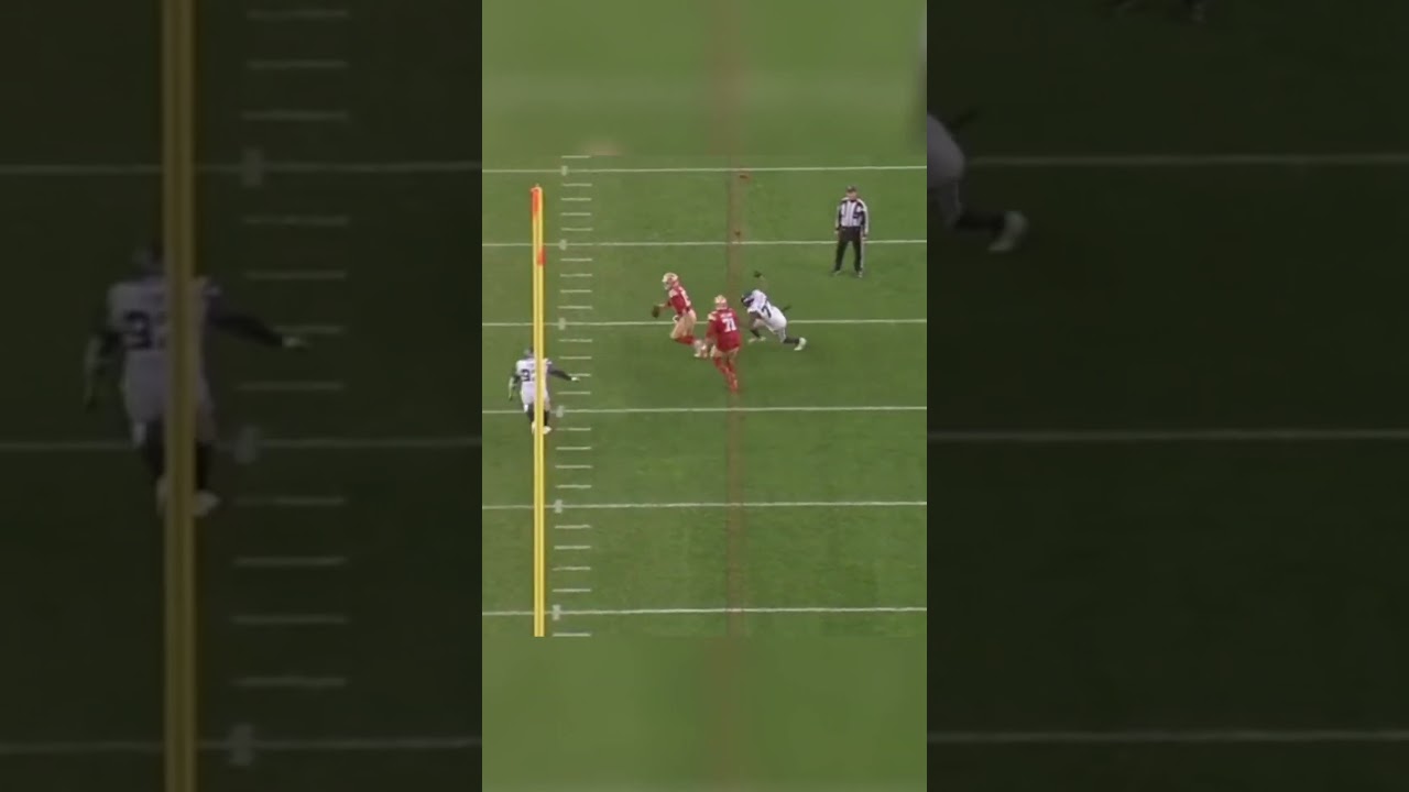 😲 INSANE throw by Brock Purdy  #49ers