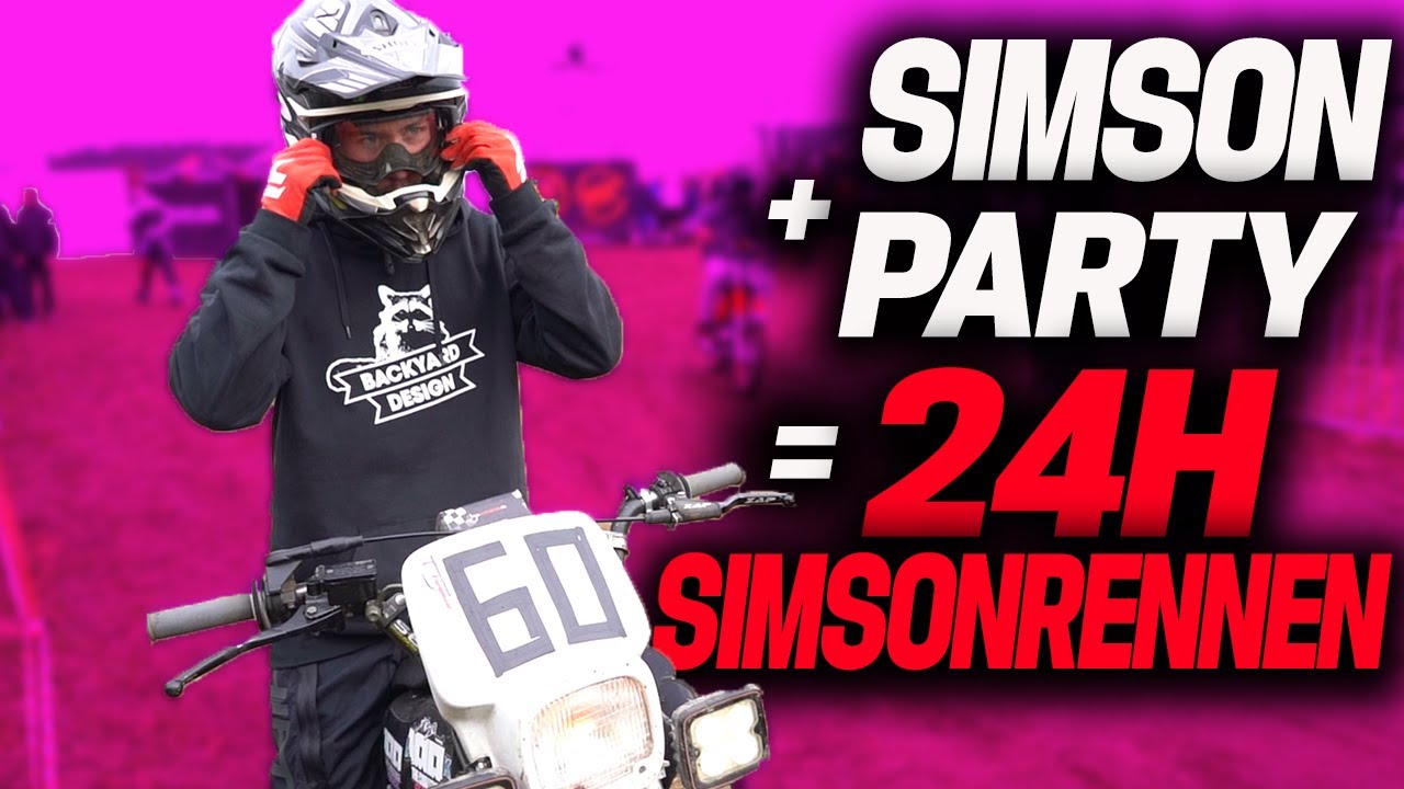 24H SIMSONRENNEN MIT EASTMOTOVLOGS 😱 | Vahrholz 2022