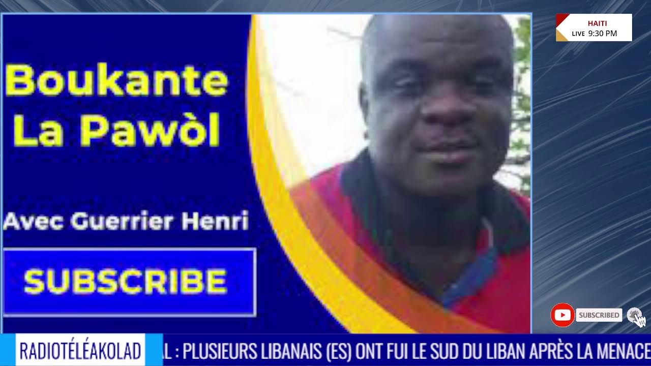 05 MARS 2026 I BOUKANTE LAPAWÒL AVEC GUERRIER HENRI
