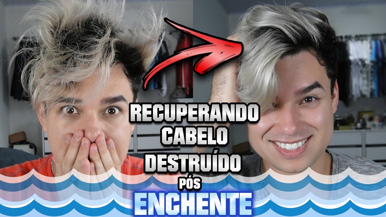 COMO RECUPEREI MEU CABELO DESTRUÍDO DEPOIS DA ENCHENTE | gutierreoficial