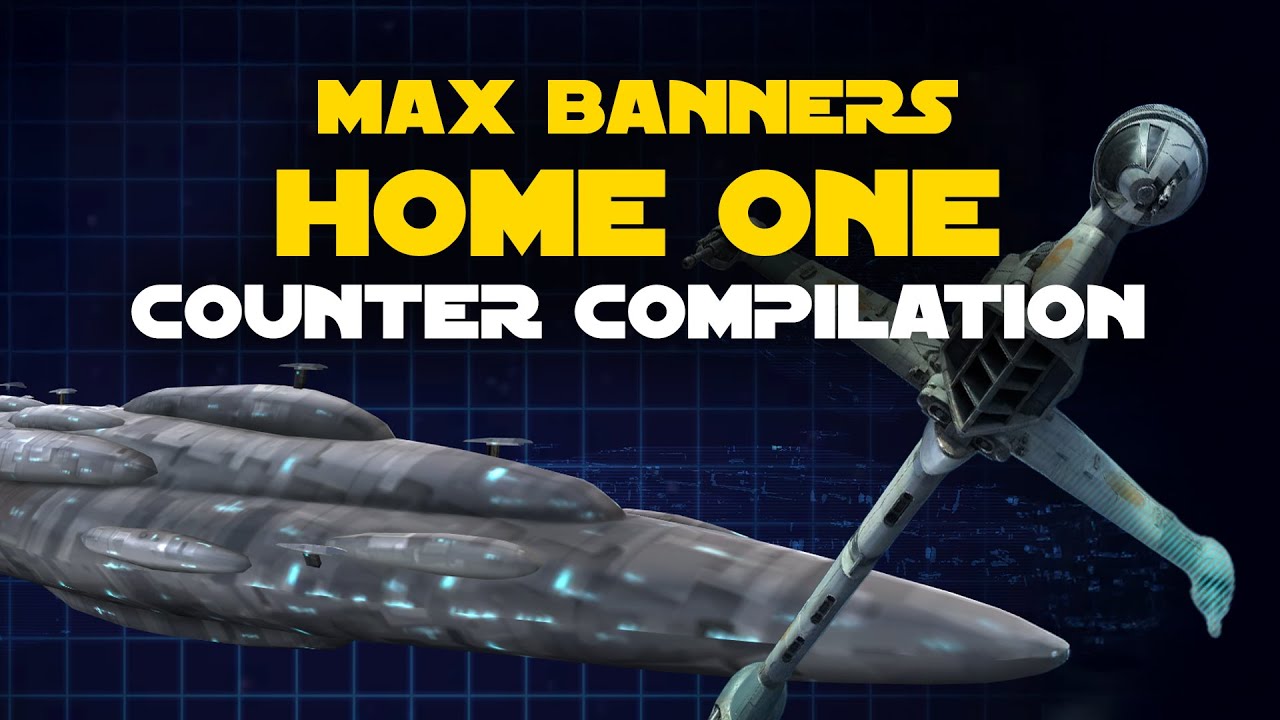 Home One B-Wing Counters - Leviathan, Profundity, Executor, Malevolence & Endurance | SWGOH