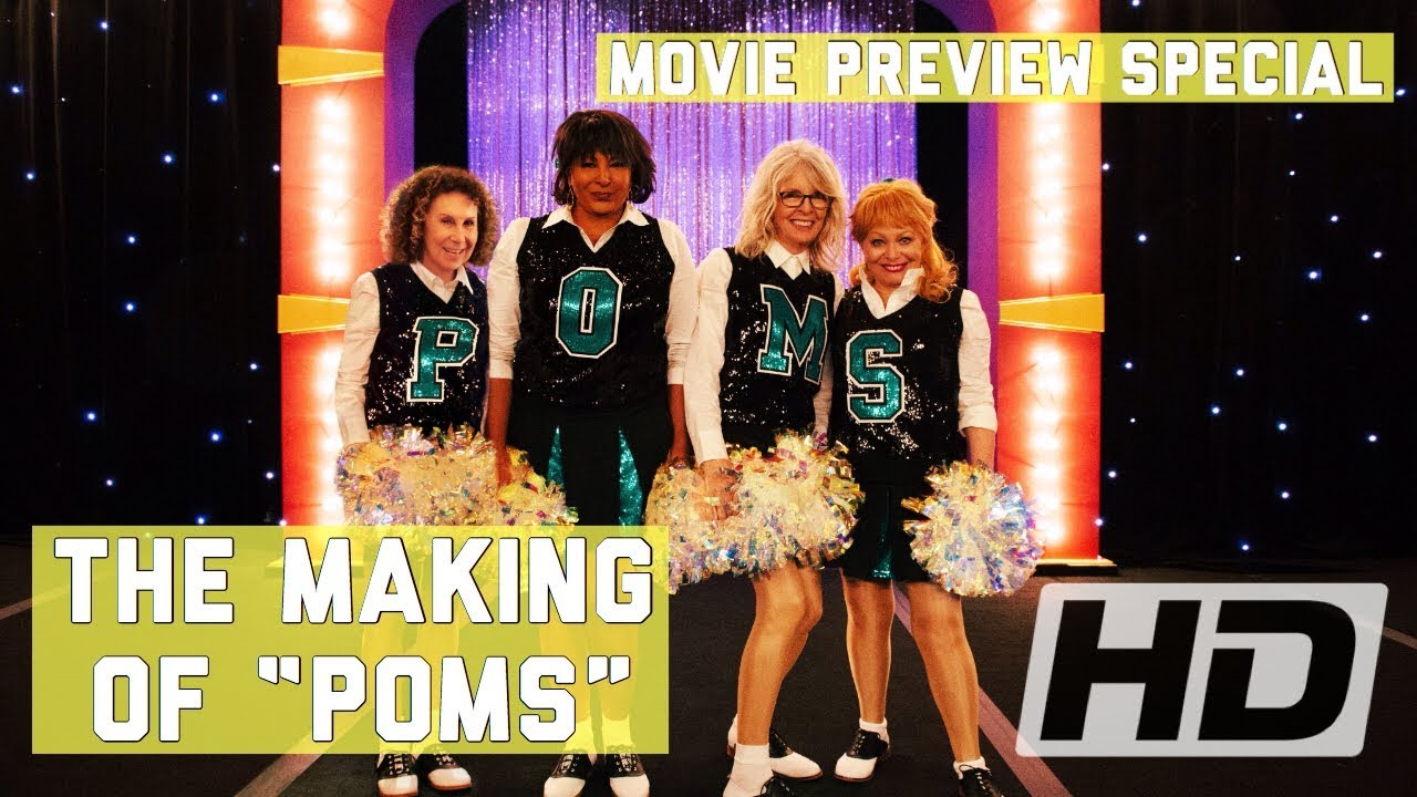 Poms (2019) The Making Of Diane Keaton's Movie | Behind The Scenes, Cast Interviews