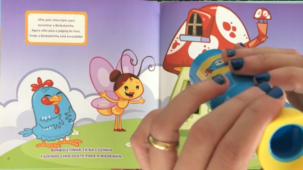 Livro Galinha Pintadinha com Luneta/ Historinha infantil/ Áudio livro/ Leitura de Cantigas Clássicas