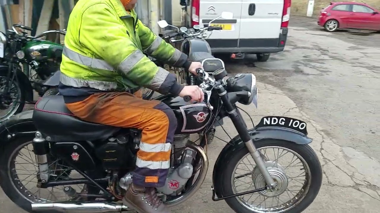 1954 Matchless G80S 500cc at Andy Tiernans #09086MCH