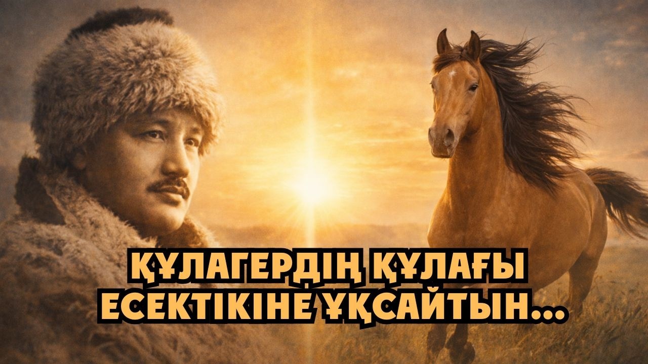 Құлагердің құлағы есектікіне ұқсайтын... Ақан Сері Құлагерді таңдау сәті...
