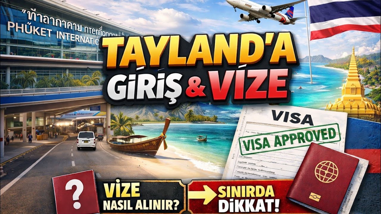TAYLAND GİRİŞ (VİZE, DİJİTAL KART, UÇAK BİLETİ)