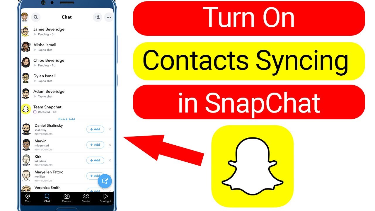 How to Sync Your Contacts on Snapchat App?