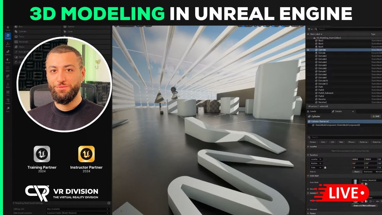 3D Modeling Full Guide in UE5 | Blocking Out Buildings