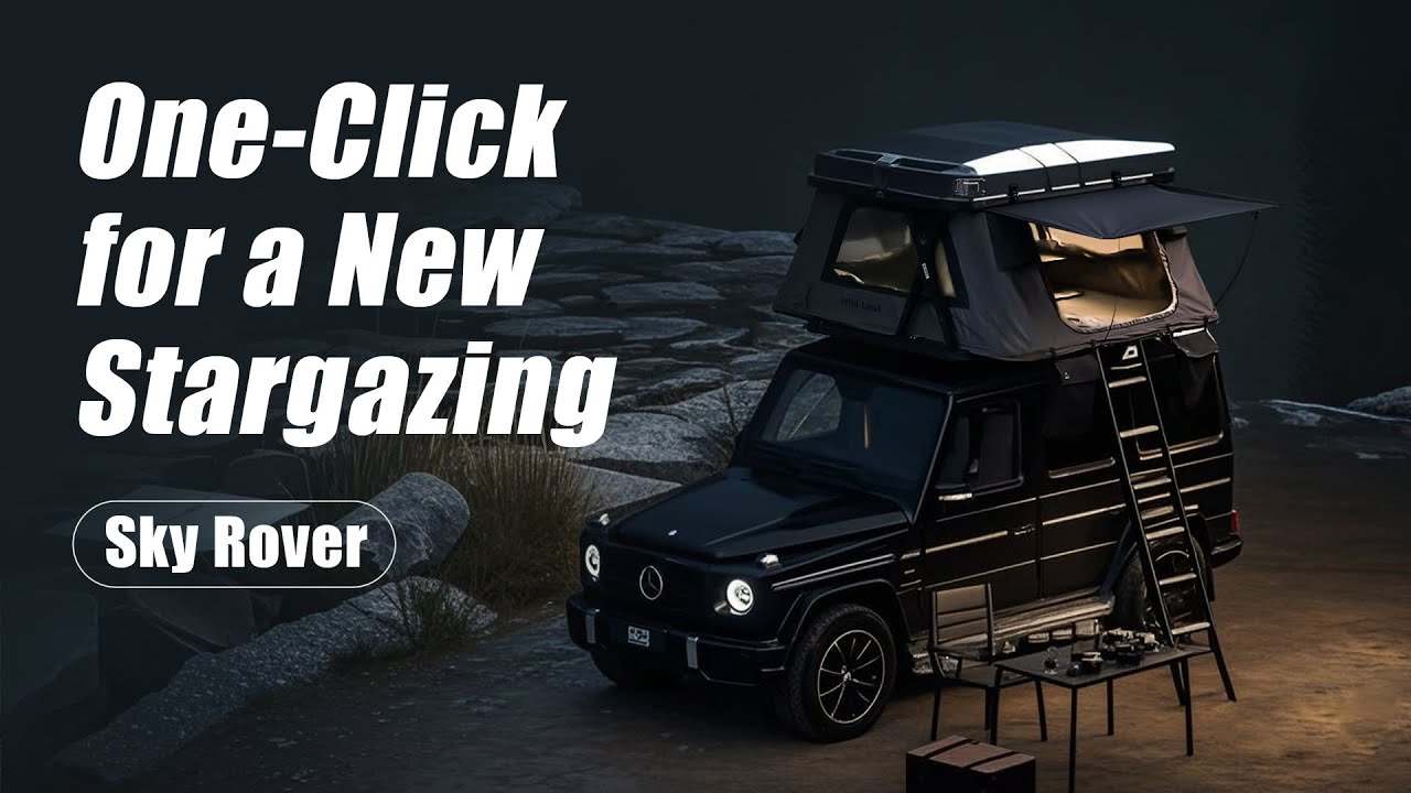 Uncover high-tech rooftop camping in the mystic canyon: One-click to a new stargazing adventure!