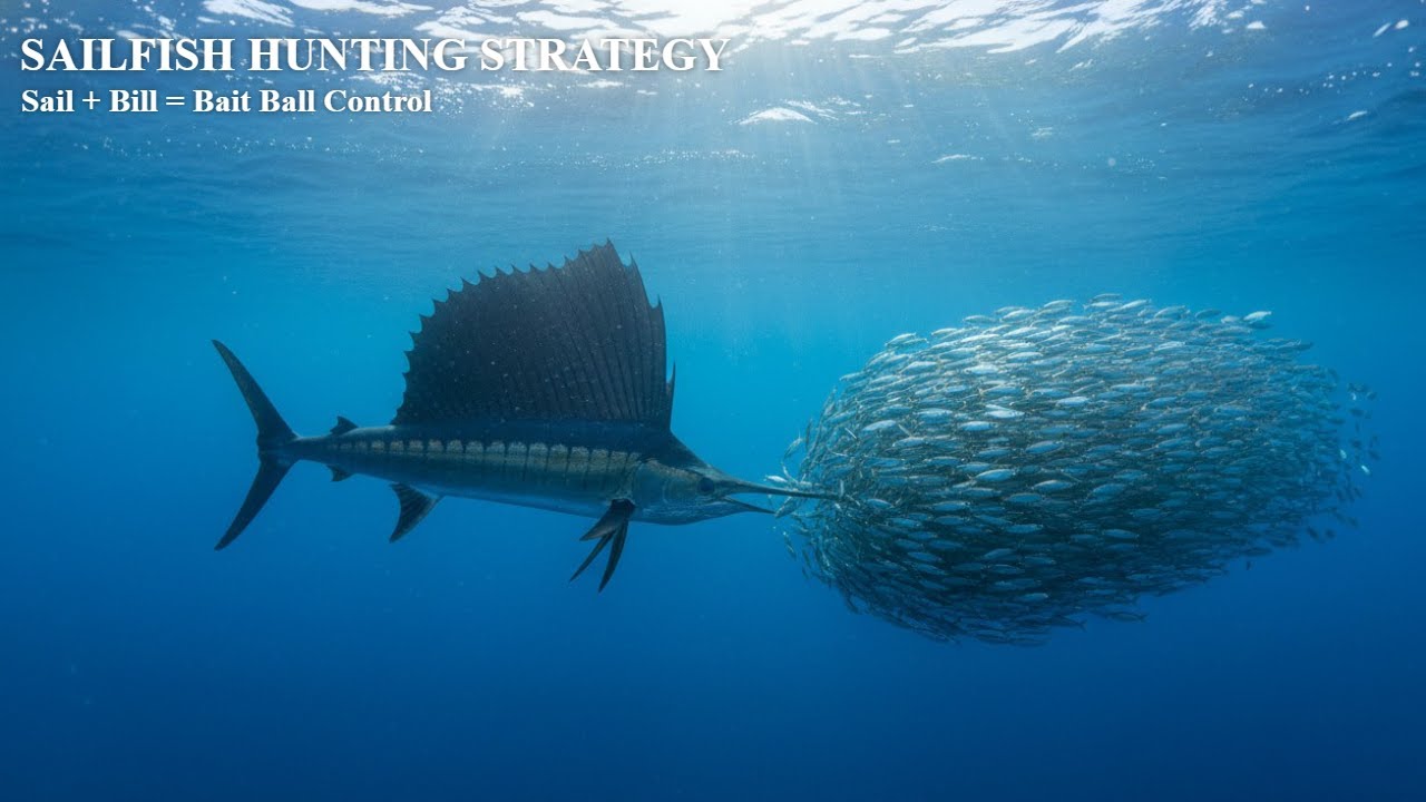 Fish Don't Stand a Chance Against This Sailfish Strategy