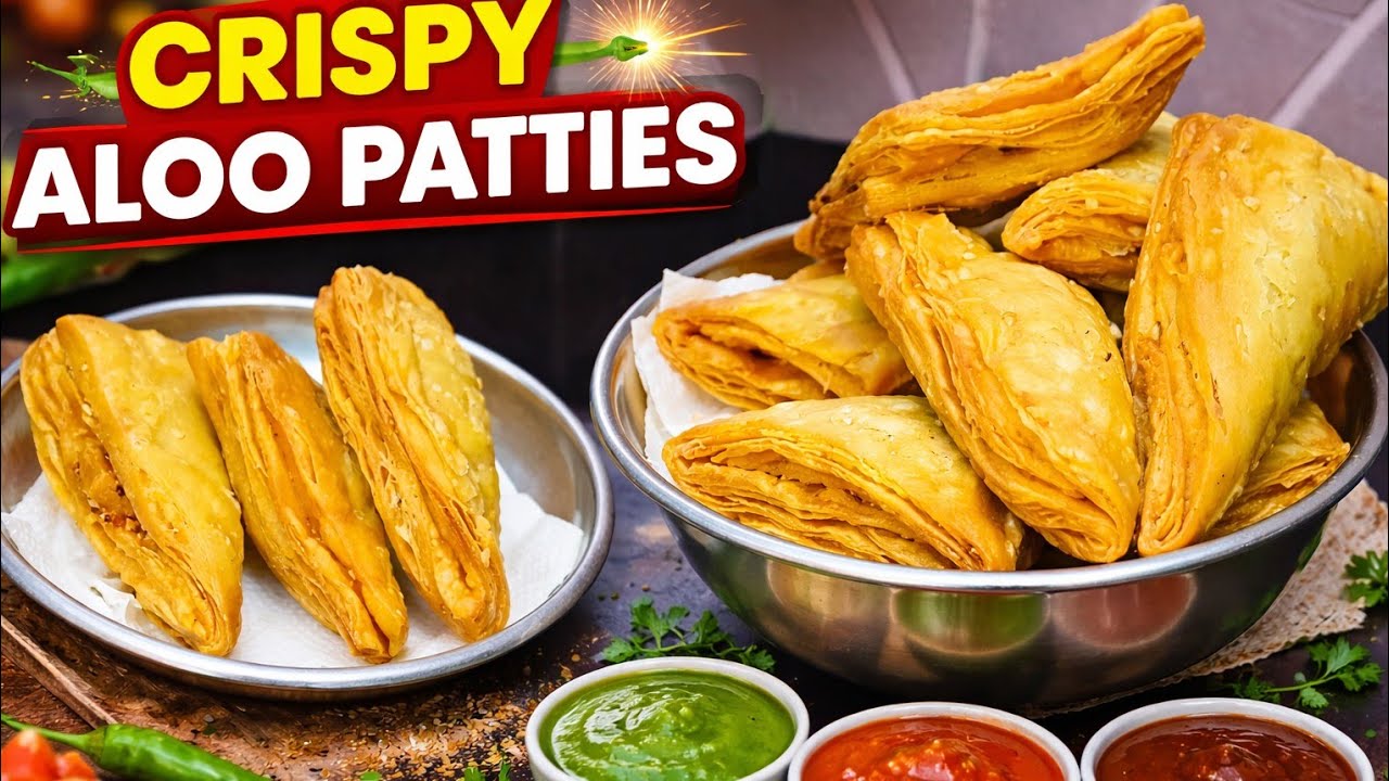 बहुत सारी लेयर वाली क्रिस्पी आलू पेटिस एक बार खा ली तो पेट भरेगा पर मन नहीं | aalu petis |