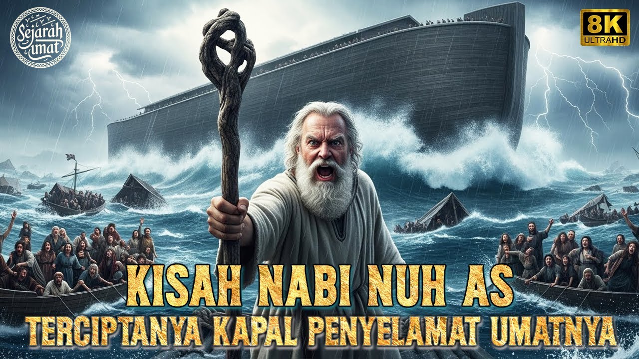 KISAH NABI NUH AS ‼️MUKJIZAT TERCIPTANYA BAHTERA KAPAL DARI KEBANJIRAN
