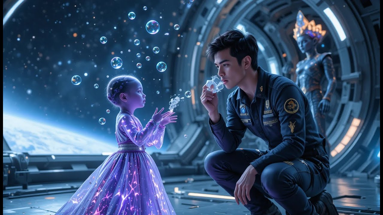 He Blew Bubbles To Calm The Girl In Crisis—Not Knowing Her Mother, The Queen, Was Watching