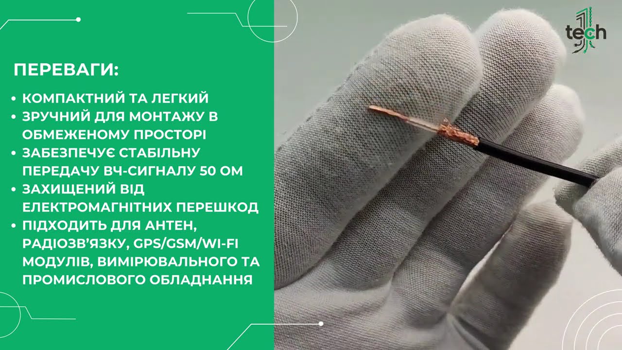 RG-174: наскільки він гнучкий? Показуємо кабель у розрізі