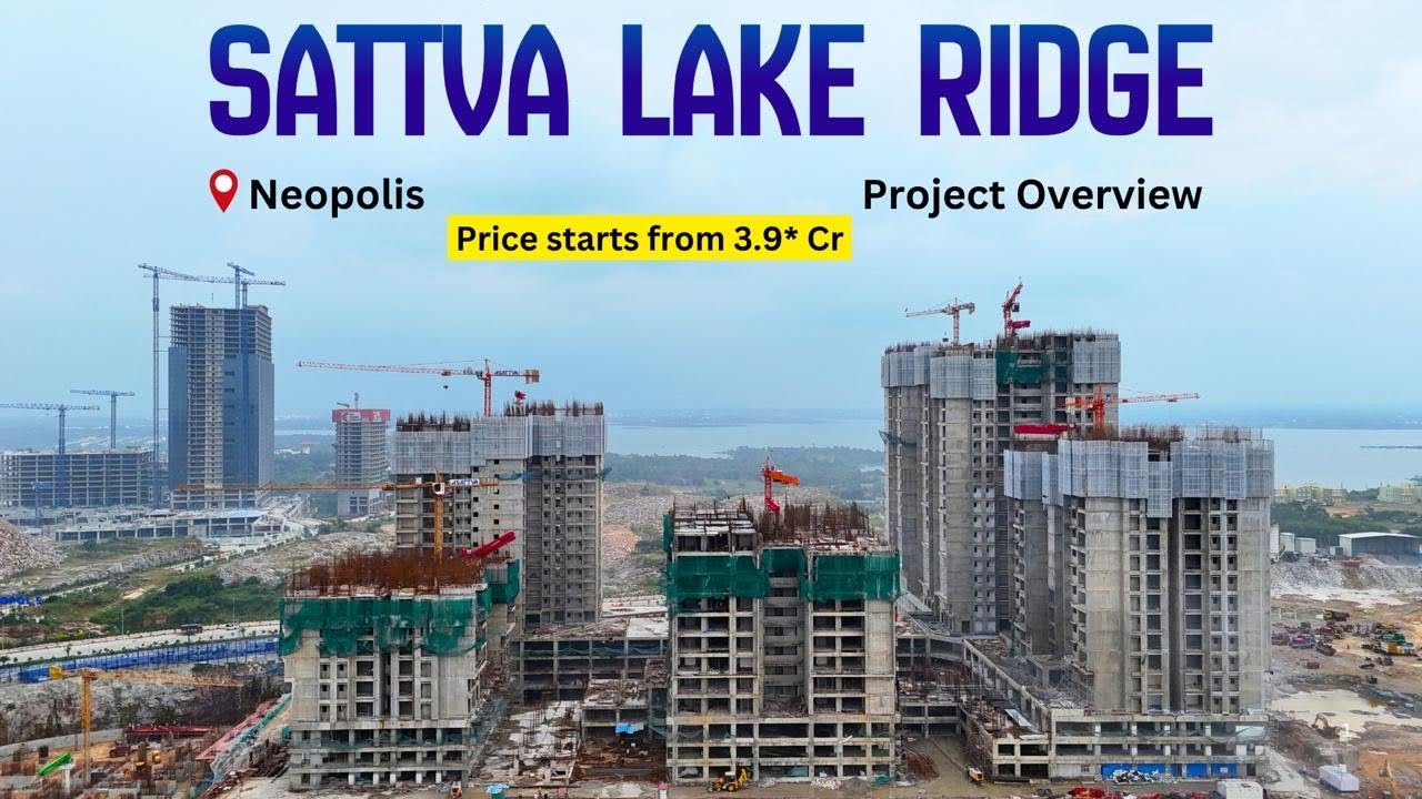 ✨SATTVA Lakeridge ☎️ 9701450805 | 3, 4 & 5 BHK Ultra-Luxury Lakeview Flats in Neopolis Kokapet✨