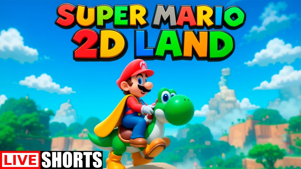 🔴Super Mario World: Super Mario 2D Land 100%  [ LIVE SHORTS ]