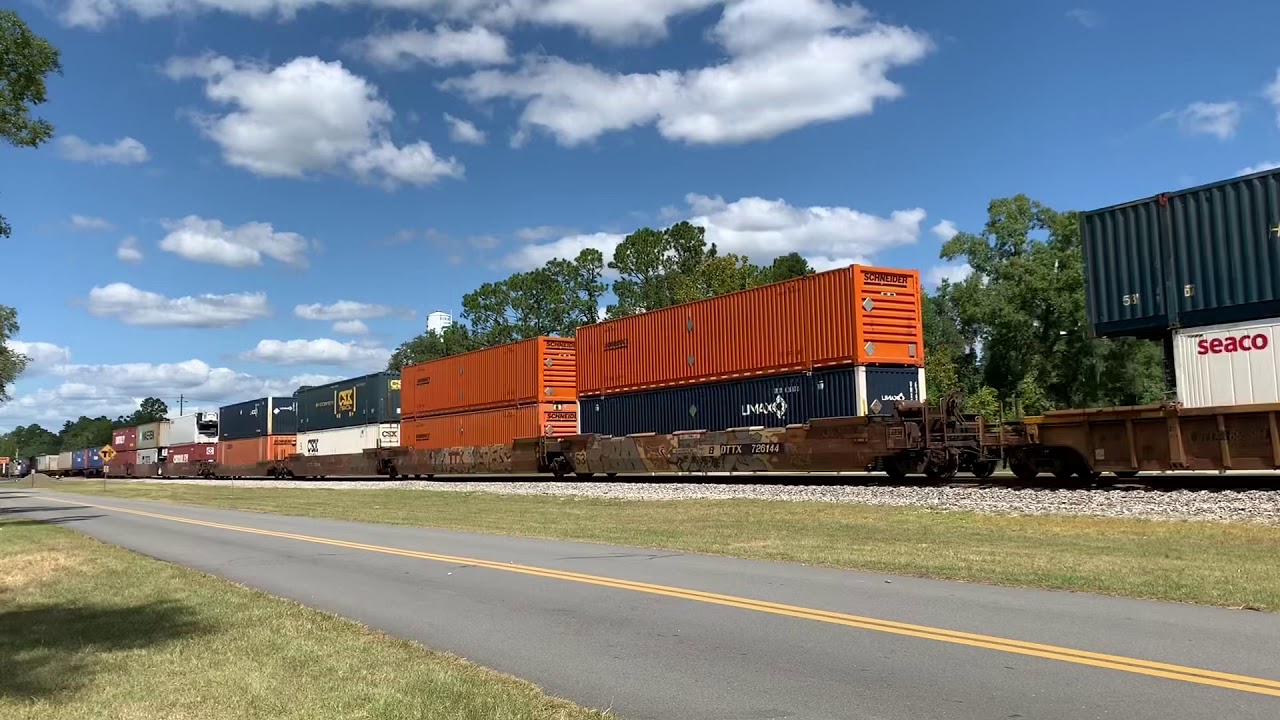 140 trains in 5 days Military trains in Folkston, Ga September 23rd-28th 2019 KCS,CSX,BNSF, 911-1776
