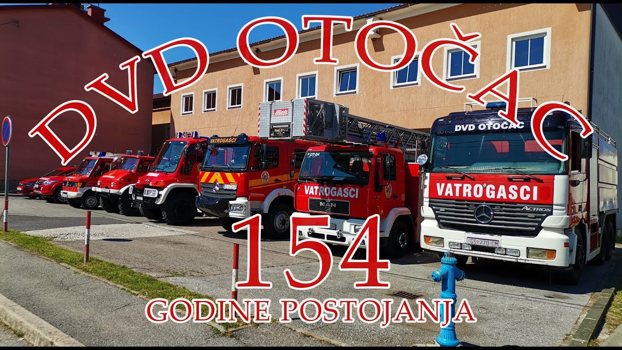 DVD Otočac - 154 godina vatrogastva u Otočcu - Representing a volunteer Fire Department - Otočac