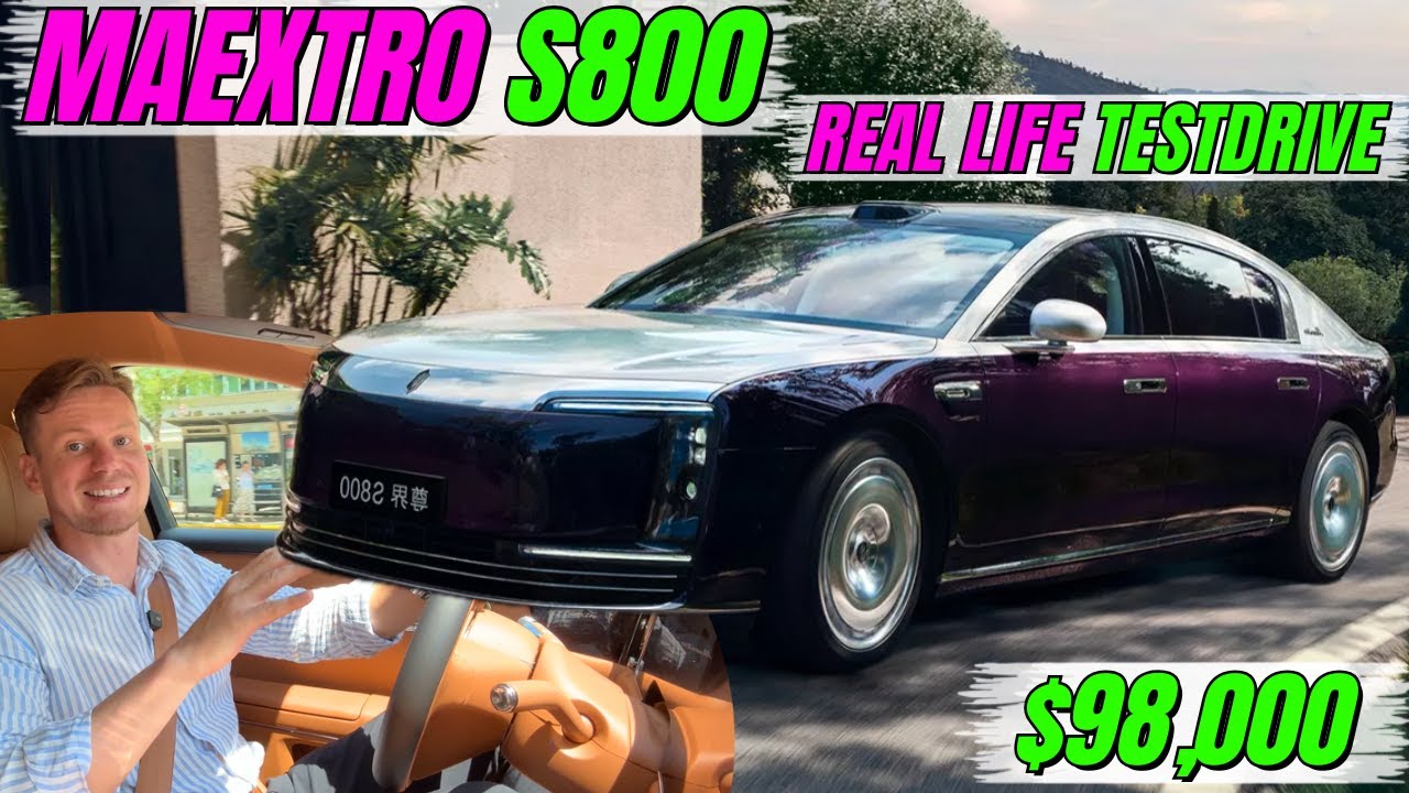 MAEXTRO s800 - Rolls-Royce & Maybach Killer from China! $98,000 Hybrid EV - FULL REVIEW & TEST DRIVE