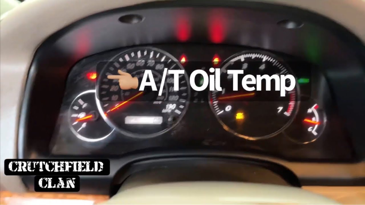 Getting to transmission temperature check mode with only a copper wire | Lexus GX470