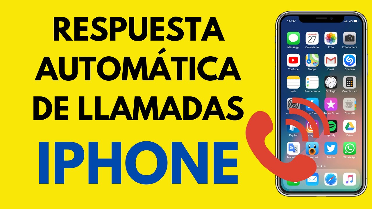 C&oacute;mo activar o desactivar las llamadas de respuesta autom&aacute;tica en iPhone