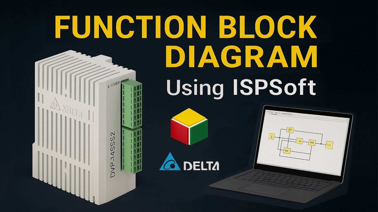 طريقة عمل الـ Function Block Diagram باستخدام برنامج ISPSoft