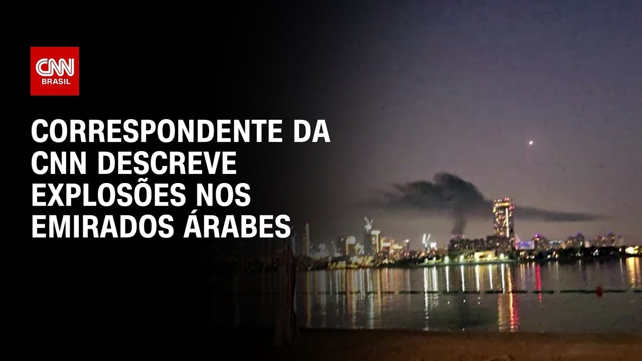 Guerra no Oriente Médio: Correspondente descreve explosões nos Emirados Árabes | ESPECIAL GUERRA