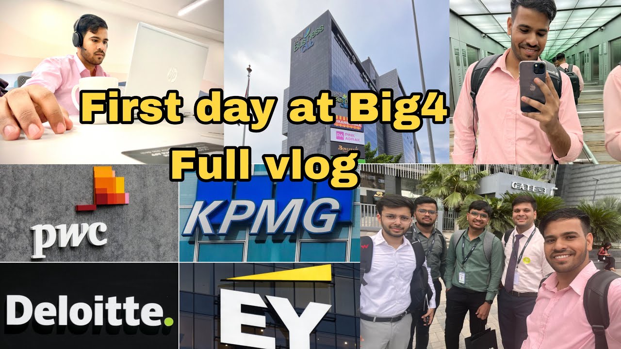 First day of articleship । Big4 articleship Vlog | KPMG, PWC, EY, Deloitte