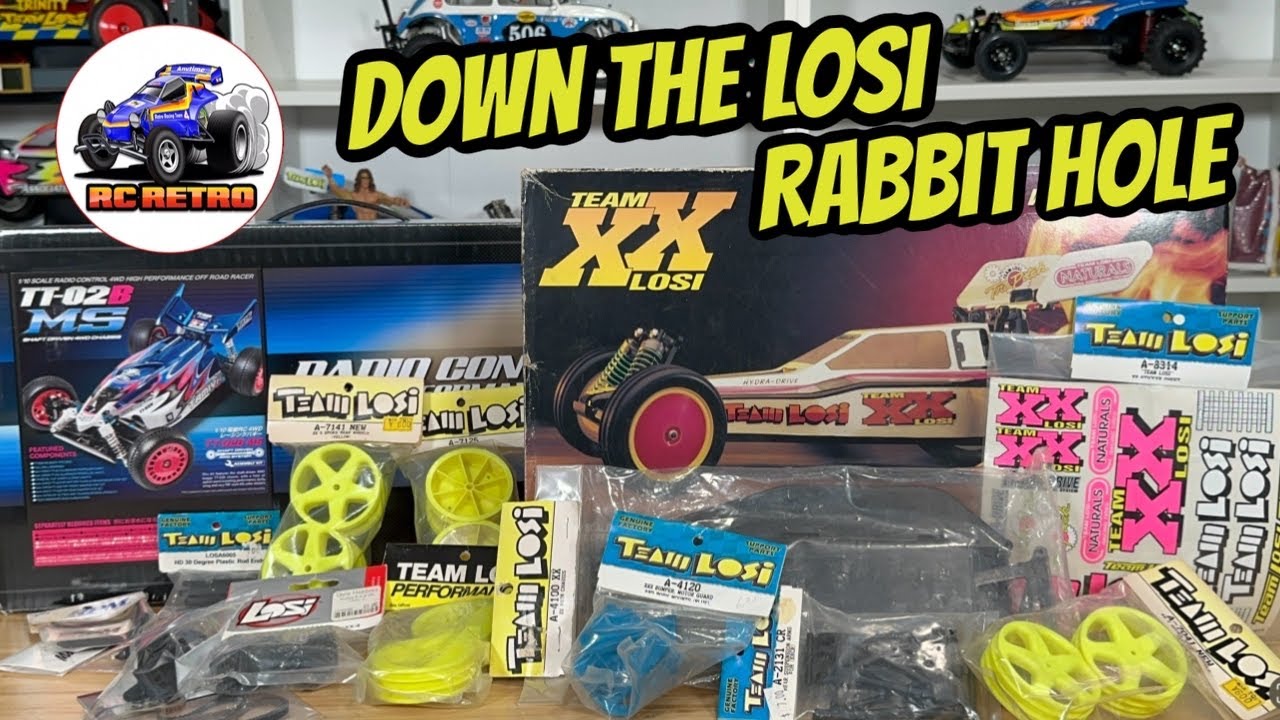 Delving Deeper Into The World of Vintage LOSI RC With Their XX Buggy Plus A NIB Tamiya TT02B MS