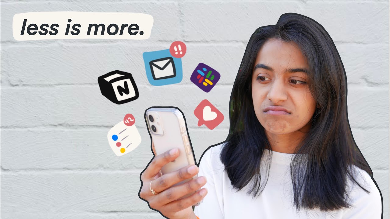 How Productivity Apps are Making Us LESS Productive: Digital Minimalism in 2021