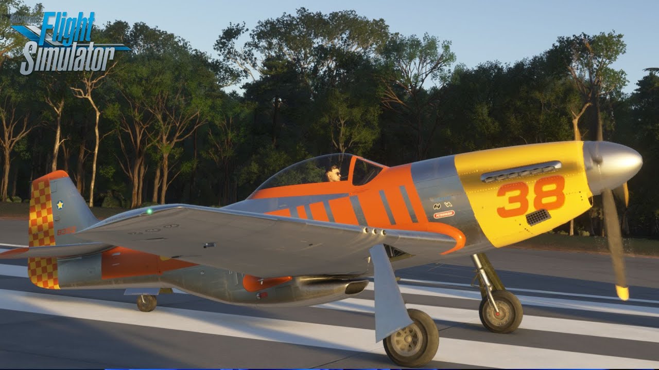 Microsoft Flight Simulator 2024 / North American P51D Mustang / Cabo Frio✈️ Búzios / RTX 3060