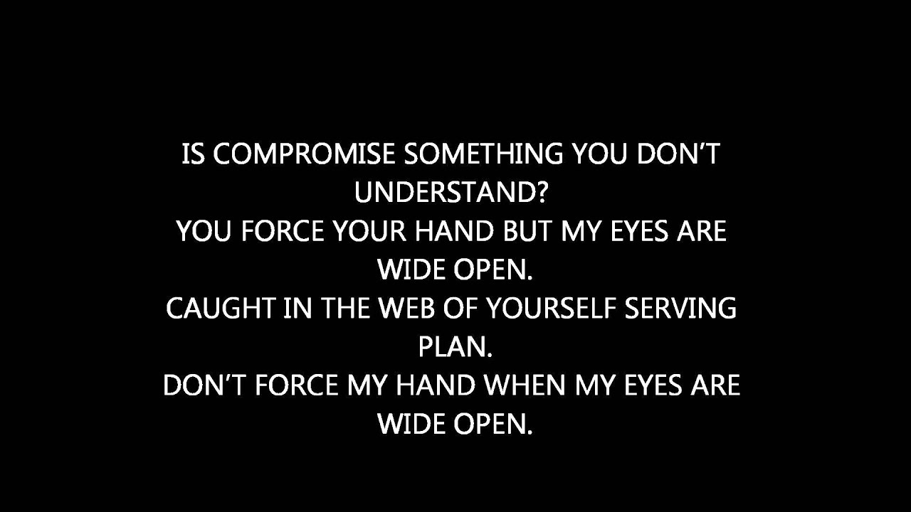 Staind - Eyes Wide Open (with lyrics)