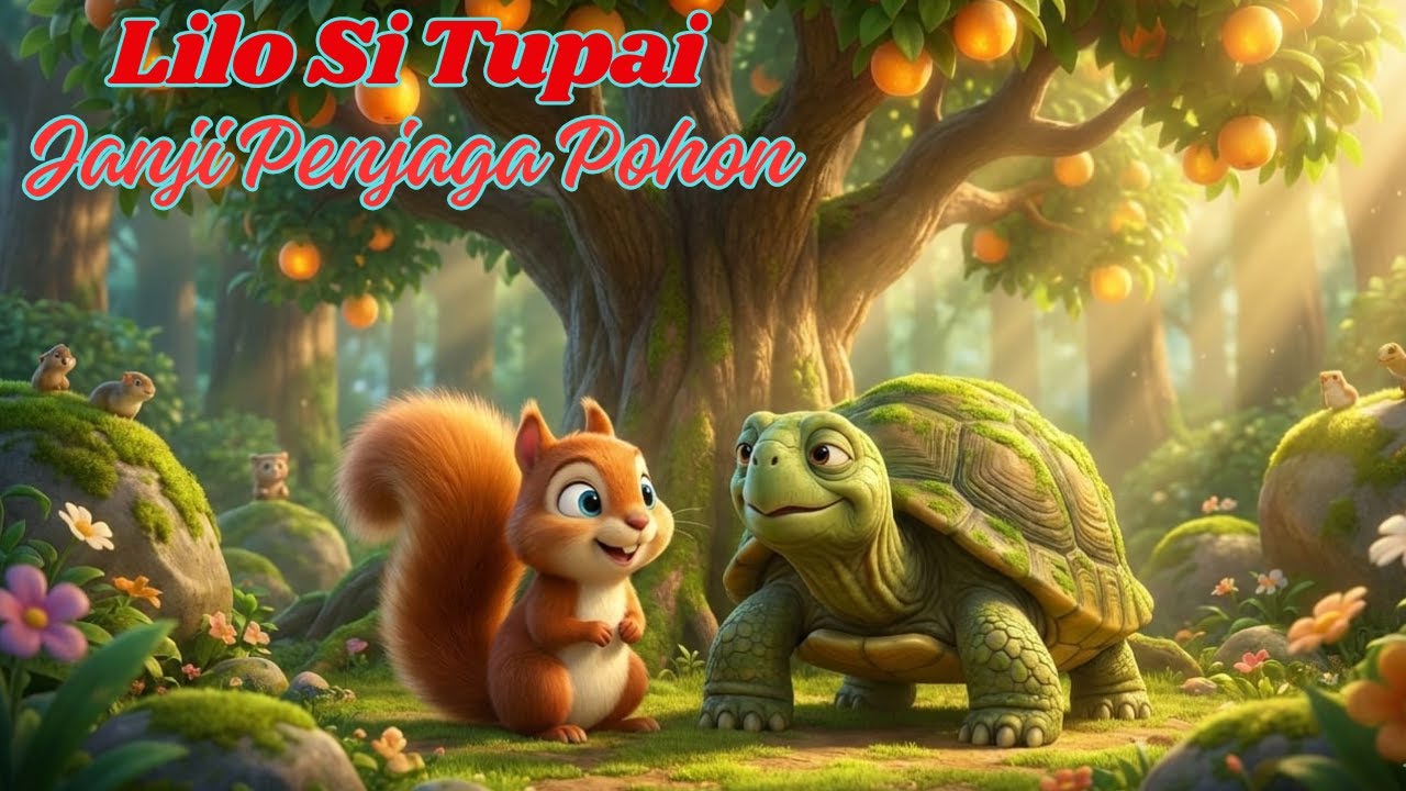 Lilo Si Tupai dan Janji Penjaga Pohon, Dongeng dengan Pesan Moral, Cerita Dunia Anak