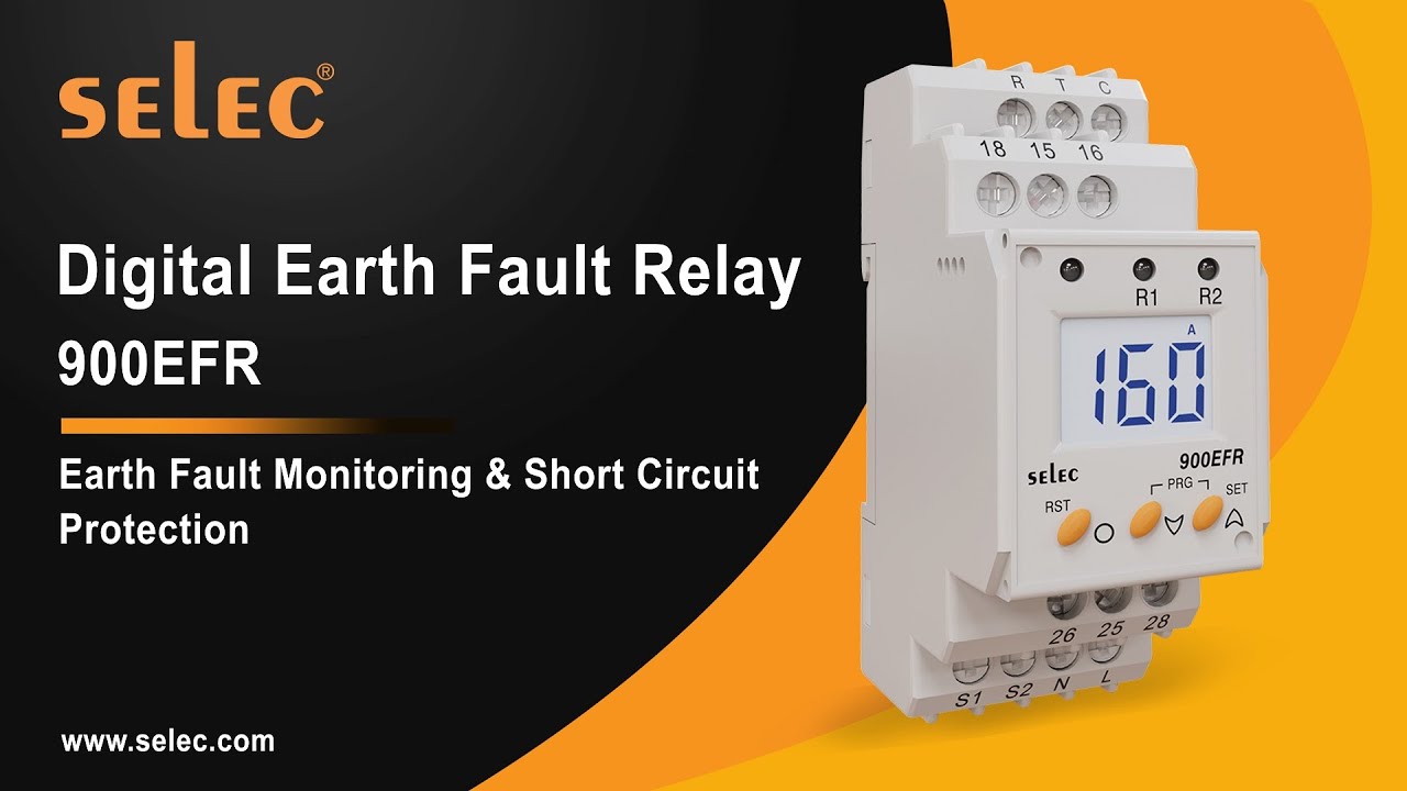 Discover Selec 900EFR-BL-U-CE Digital Earth Fault Relay: Your Ultimate Protection Solution