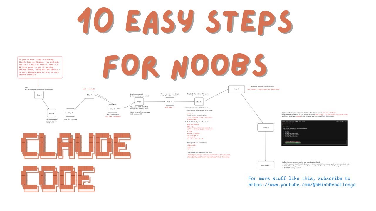 Installing Claude Code in Cursor on Windows - A Step by Step Guide for Beginners 🚀