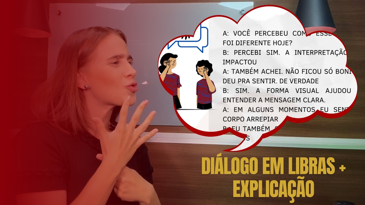 Diálogo em Libras na Prática (Contexto Cristão) + Análise e Explicação da Tradução