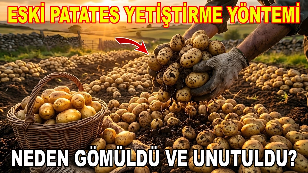 Az Emekle Büyük Hasat Sağlayan Unutulmuş Patates Yetiştirme Yöntemi!