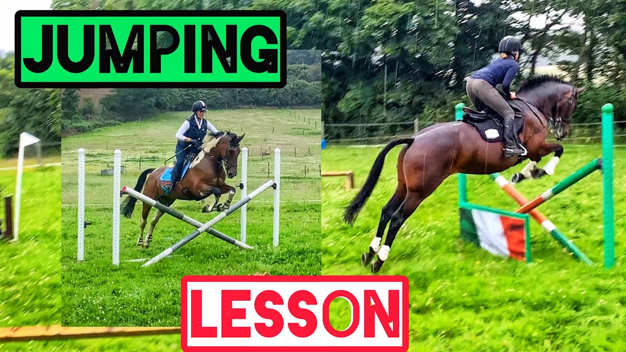 FIRST JUMPING LESSON OF 2020 | We’ve finally left the ground!!