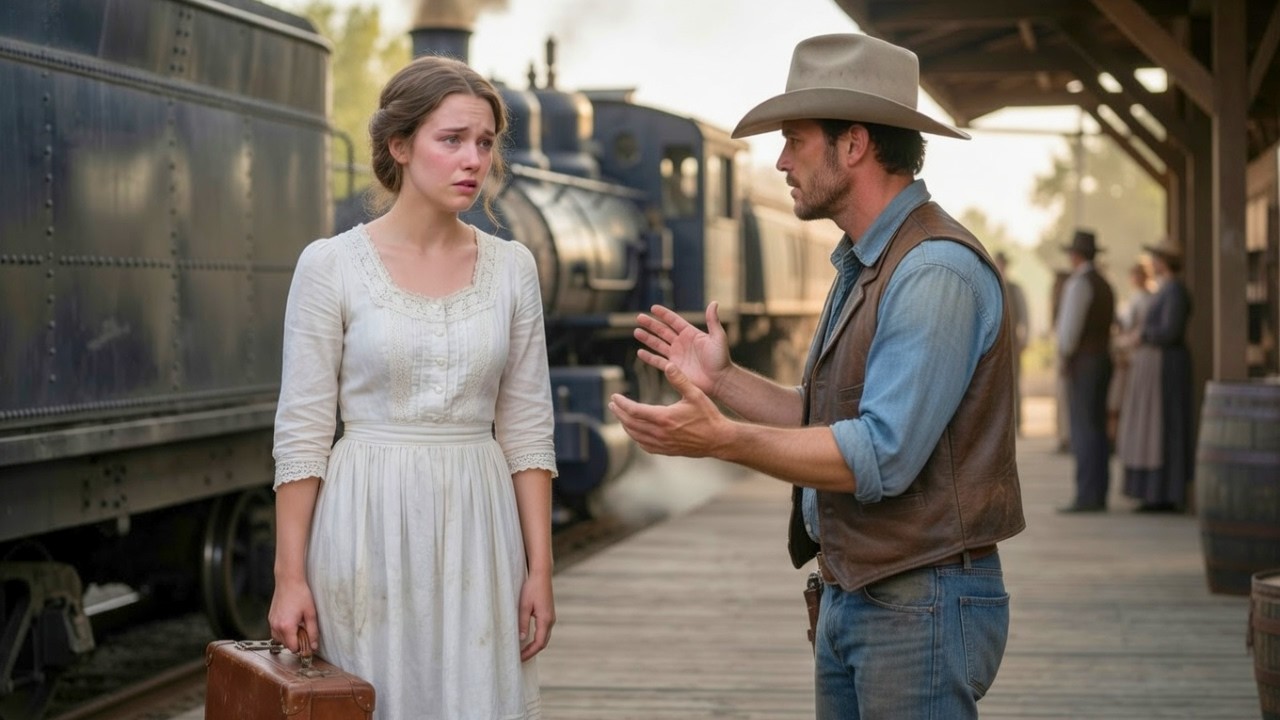 Mail-Order Bride Got Off at the Wrong Station—Until a Cowboy’s Little Girl Called Her “Mama”