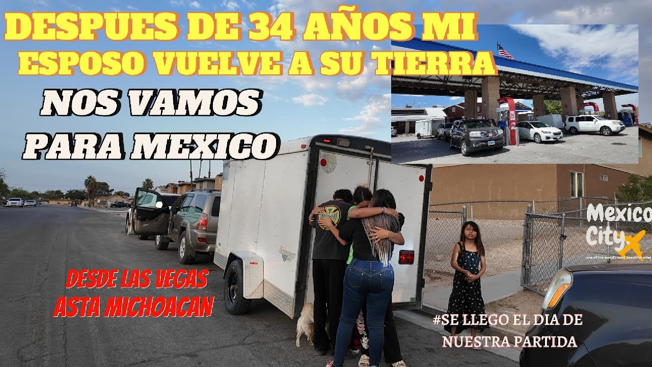 Nos vamos de Estados unidos... Despues de 34 años Mi esposo volvera a su tierra!!
