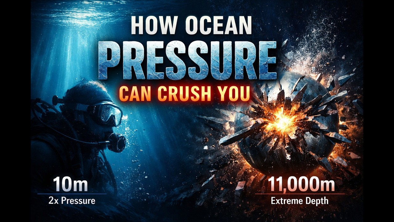 How Ocean Pressure Can Crush You in Seconds | The Brutal Physics of the Deep Sea