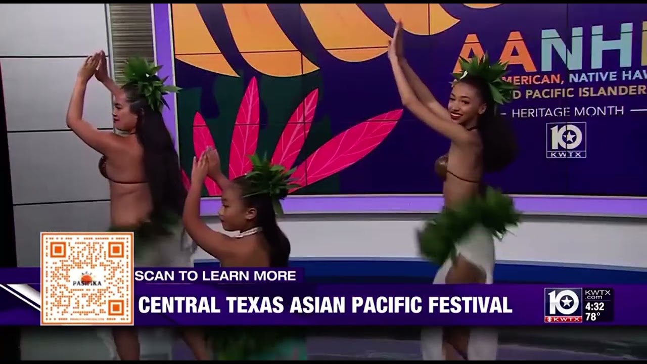 Act Pacifica KWTX, Центрально-Техасский Азиатско-Тихоокеанский фестиваль #PolynesianDance #Tahiti...