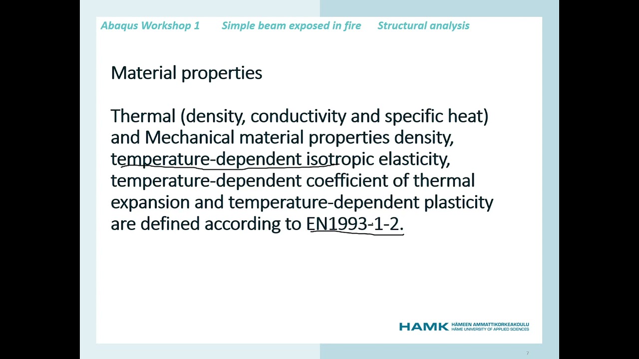 Thermal and structural response analysis of simple beam exposed to fire using shell element