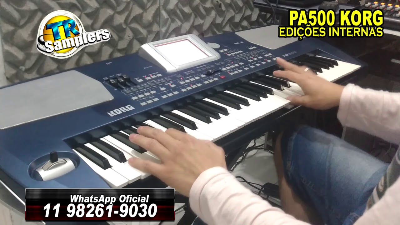 KORG PA500 - FORRÓ SOLADO - SEM SAMPLER - TUDO EDITADO NO PRÓPRIO TECLADO - OUÇA COM UM FONE!!